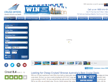 Tablet Screenshot of cruiseoffers.com.au